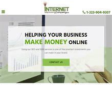 Tablet Screenshot of internetmarketingcompany.biz